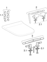 Geberit Renova Plan Wand-WC Tiefspüler