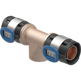 Geberit FlowFit T-Stück mit Innengewinde, Werkstoff Bleifreier Rotguss (CuSn4Zn2PS)