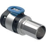Geberit FlowFit Übergang auf Geberit Mapress mit Einschubende, Werkstoff Edelstahl CrNiMo-Stahl 1.4401 (DIN EN 10088)