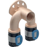Geberit FlowFit Doppelanschlusswinkel 90° aus bleifreiem Rotguss