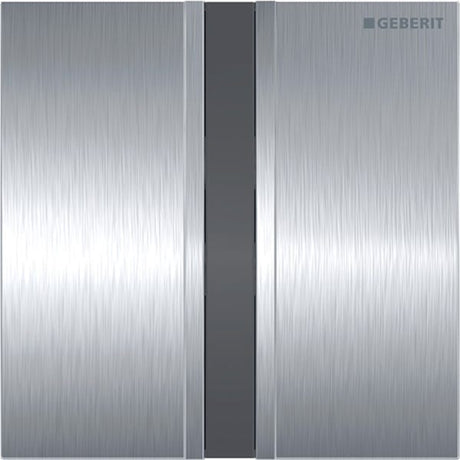 Geberit HyTronic Urinalsteuerung mit elektronischer Spülauslösung  IR/Netz, Sigma50, chrom-gebürstet Urinalsteuerung