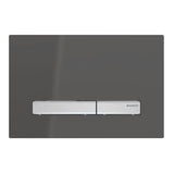 Geberit Sigma50 Betätigungsplatte für 2-Mengen-Spülung, Square, Metallfarbe verchromt