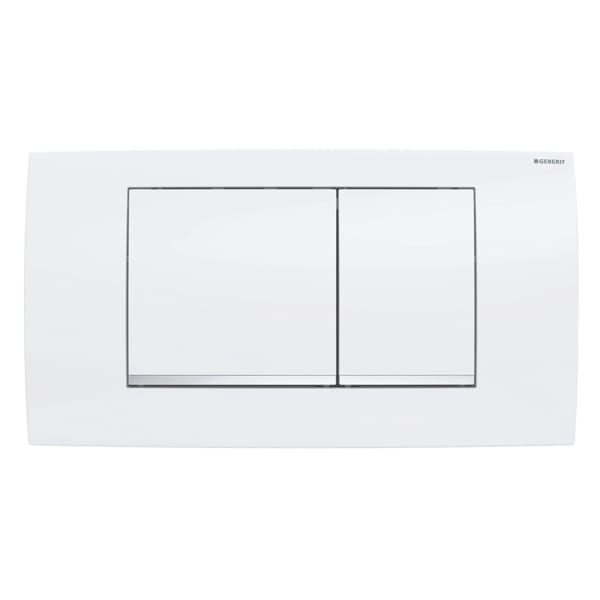 Geberit WM Bundle Twinline30 Betätigungsplatte +  Umbauset für 2-Mengen-Spülung mit Typ 383 Füllventil
