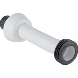 Geberit Set Spülbogenverlängerung mit Rosette: d=45mm, weiß-alpin