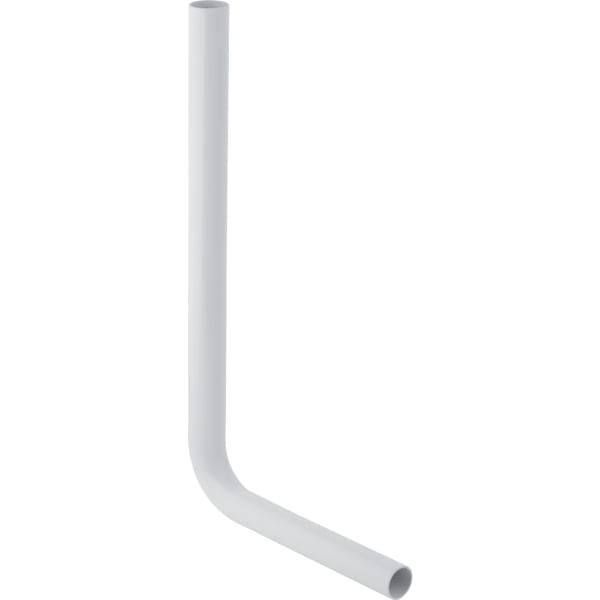 Geberit Spülbogen 90° halbhochhängend: d=50mm, X1=35cm, weiß-alpin