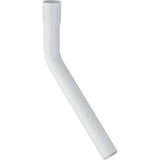 Geberit Spülbogenverlängerung 45°, 30 x 10 cm, mit Steckmuffe: d=44mm, weiß-alpin