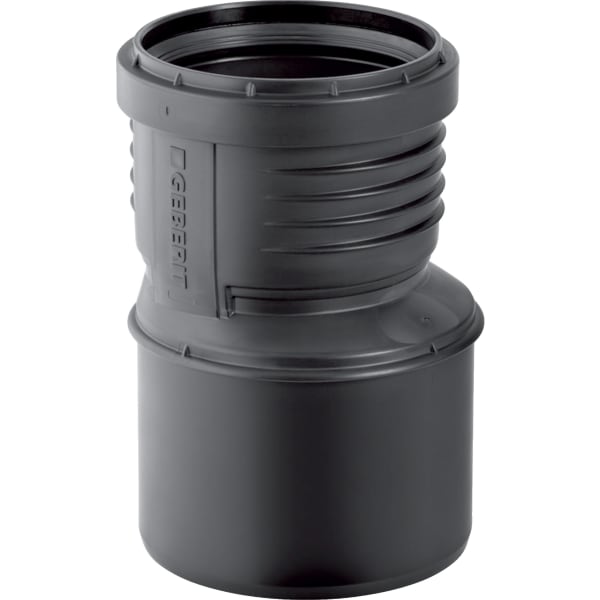 Geberit Silent-PP Reduktion exzentrisch: d=90mm, d1=40mm