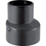 Geberit Silent-db20 Reduktion exzentrisch, kurz, PE-S2, schwarz, Kunststoffschweißende Anschlüsse, maximale Lagertemperatur 40 °C