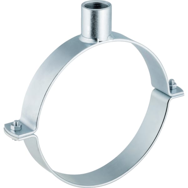 Rohrschelle mit Gewindemuffe G 1/2", verstellbar
