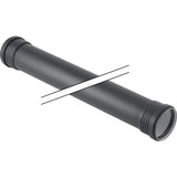 Geberit Silent-PP Rohr mit zwei Muffen: L=100cm