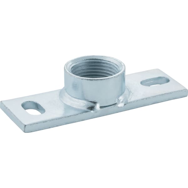 Geberit Grundplatte rechteckig, Zweiloch, mit Gewindemuffe