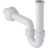 Geberit Rohrbogenveruchsverschluss für Waschbecken und Bidet, Abgang horizontal: d=40mm, G=1 1/4″, weiß-alpin
