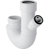 Geberit Doppelkammergeruchsverschluss für Geräteanschluss: d=48mm, G=1″, weiß-alpin