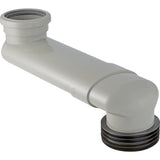 Geberit PVC Versprungbogen: d=90mm, di=100–105.6mm, grau