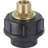 Geberit Übergangsstutzen mit Außengewinde und Verschraubung: d=50mm, G=3/4″