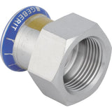 MAPRESS Edelstahl G Pressfitting Übergangsmuffe mit Pressmuffe und Innengewinde (Gas) zylindrisch BSPT-Rp