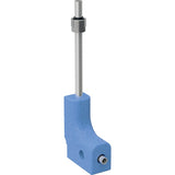 Geberit Mepla Metallrohr-Anschlussbogen 90° mit Dämmbox und Anschlussverschraubung für Eurokonus: Werkstoff=Messing / Kupfer, d=16mm, d1=15mm, L1=30cm, vernickelt