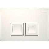 Geberit Delta25 (ex Delta35) Betätigungsplatte für 2-Mengen-Spülung, Square: weiß