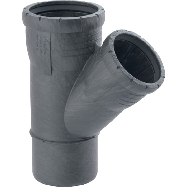 Geberit Silent-Pro Abzweig 45°: d=50mm, d1=50mm