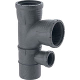 Geberit Silent-Pro Kombibogenabzweig 87,5Grad, Schiebeende, 4-Anschluss-Fitting