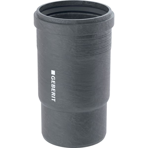 Geberit Silent-Pro Langmuffe, gerade, Schiebeende, 2 Anschlüsse