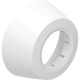 Geberit Wandrosette tief: d=50mm, D=9cm, H=7cm, weiß-alpin