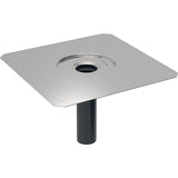 Geberit Pluvia Dampfsperrenanschluss: d=56mm, Anschluss Abdichtung=CrNi-Stahl 1.4301