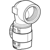 Geberit FlowFit Übergangsbogen 90° mit Innengewinde, Werkstoff bleifreier Rotguss (CuSn4Zn2PS)