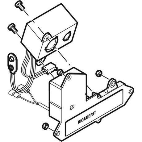 Geberit Umbauset IR komplett, für Urinalsteuerung, elektronisch, Highline