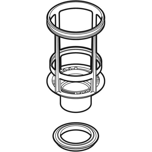 Geberit Bassin mit Dichtung, für UP-Spülkästen Typen 110.620, 10.400, 10.800 und Twinline