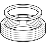 Geberit Reduzierring: G=1 1/2″, G1=1 1/4″, weiß-alpin