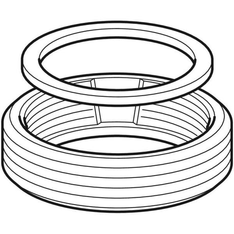 Geberit Reduzierring: G=1 1/2″, G1=1 1/4″, weiß-alpin