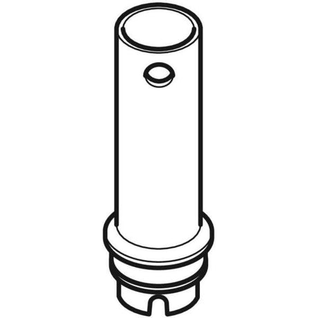 Geberit Standrohr aus PMMA: transparent
