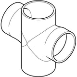 GEBERIT db20 Bogenabzweig zweif. 88,5/180 Grad, DN 90 (d 90 mm)