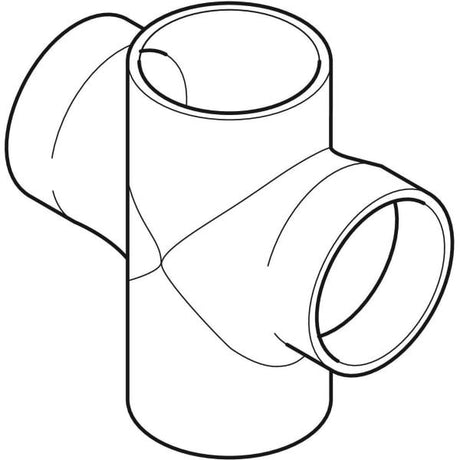 GEBERIT db20 Bogenabzweig zweif. 88,5/180 Grad, DN 90 (d 90 mm)