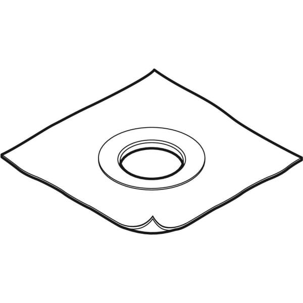 Geberit Pluvia Folienkörper für Dachabdichtungsfolien: Anschluss Abdichtung=FPO-A (Sarnafil TG 66)