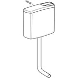 Geberit AP140 AP-Spülkasten 2-Mengen-Spülung, halbhochhängend