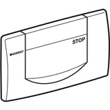 Geberit 200F Betätigungsplatte für Spül-Stopp-Spülung: mattverchromt