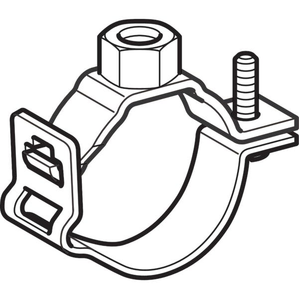GEBERIT Rohrschelle mit Gewindebolzen