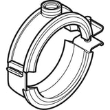 Geberit Silent-db20 Rohrschelle gedämmt, mit Gewindemuffe M10 / G 1/2": di=110mm, G=1/2″