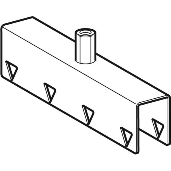 Geberit Pluvia Verbindungselement: galvanisch verzinkt, L=20cm