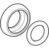 Geberit Spülbogenaußenverbinder: d=44mm, weiß-alpin