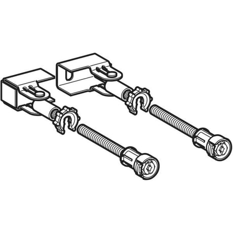 Geberit Duofix Set Wandanker für Einzelmontage, Ecklösung (2 St.)