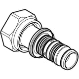 Geberit Mepla Übergang mit Überwurfmutter: CC499K, d=26mm