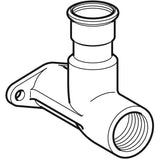 Geberit Mapress Edelstahl Anschlusswinkel 90° abgesetzt