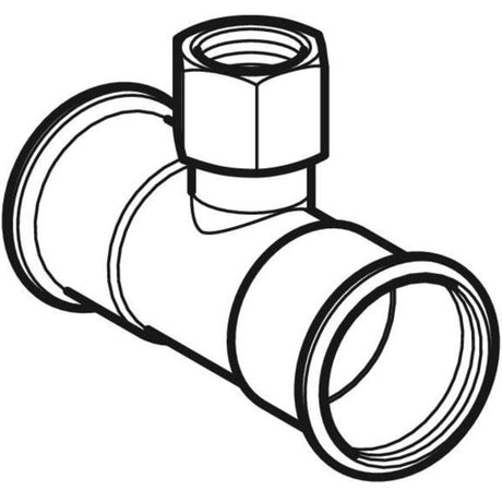 MAPRESS Edelstahl T-Stück mit Innengewinde, (LABS-frei)