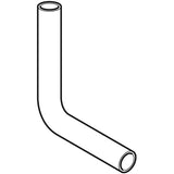 Geberit Spülbogen 90° halbhochhängend: d=50mm, X1=35cm, weiß-alpin