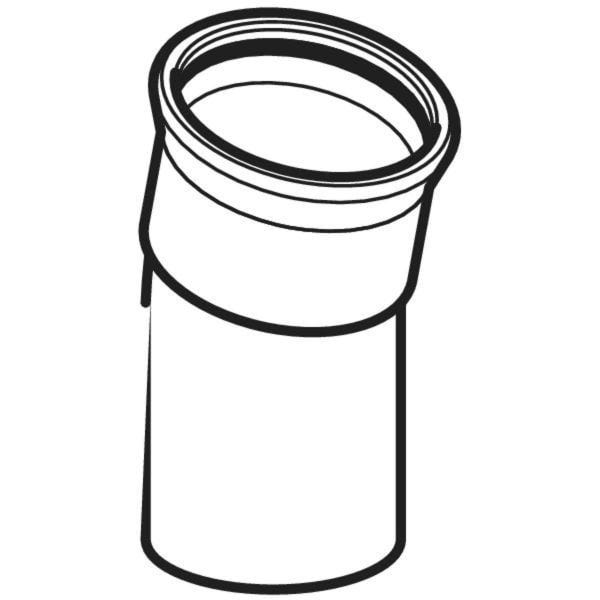 Geberit Mapress Edelstahl Bogen mit Einschubende: 15°, d=54mm