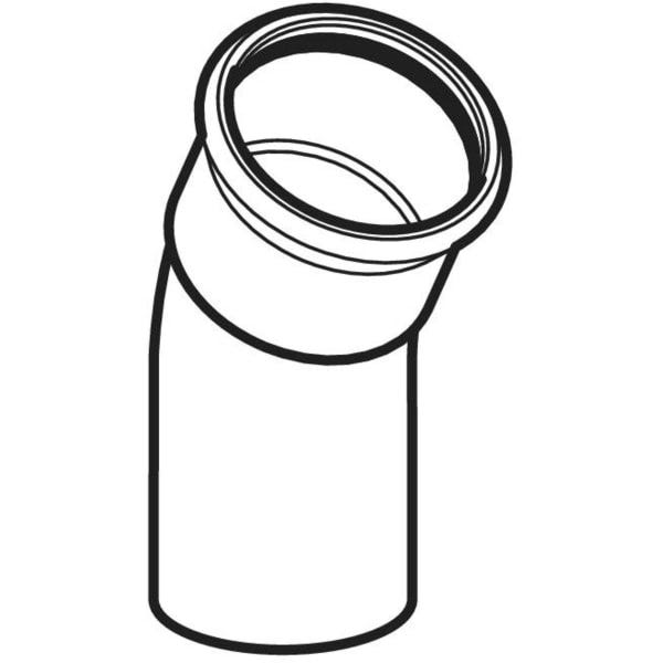 Geberit Mapress Edelstahl Bogen mit Einschubende: 30°, d=15mm