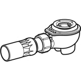 Geberit Duschwannenablauf für Duschwannen mit Ventilloch ø 52 mm, DN 50, Polyethylen (PE)
